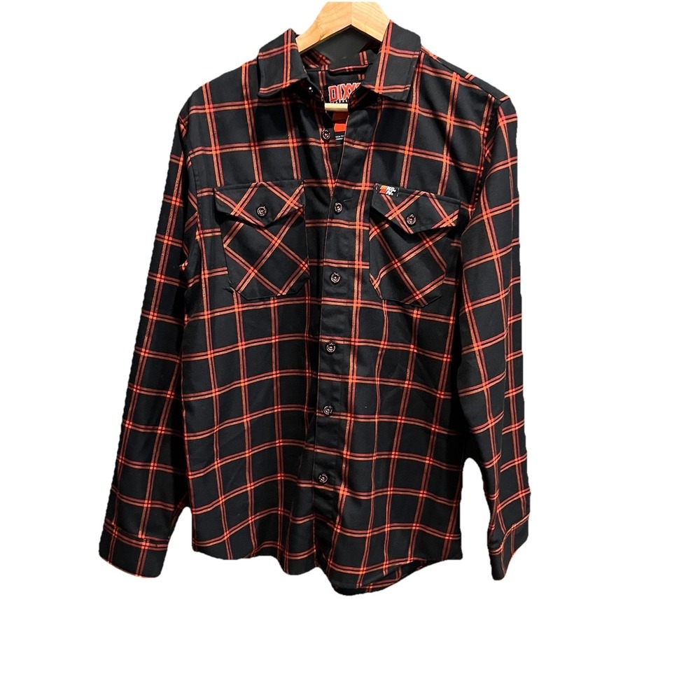 Dixxon K&N‎ Filters Flannel Men's Long Sleeve Button Down Shirt Size M